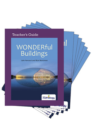Mathology Little Books - Geometry: Wonderful Buildings (6 Pack with Teacher's Guide)