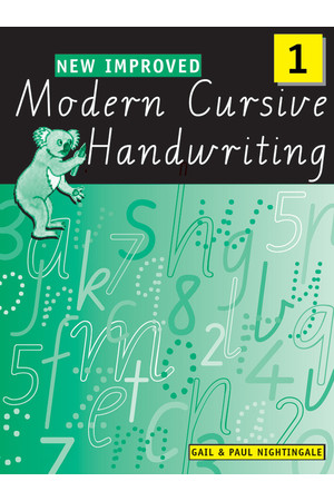 New Improved Modern Cursive Handwriting VIC - Year 1