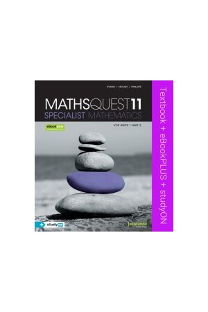 Jacaranda Maths Quest 11 Specialist Maths VCE - Units 1 & 2 & eBookPLUS (includes Calculator Companion & free StudyON)