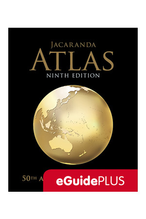 Jacaranda Atlas - 9th Edition: eGuidePLUS Teacher Edition (Digital Access Only)