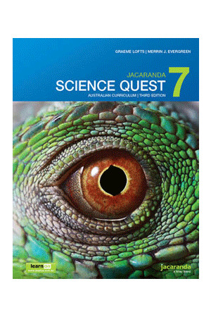 Science Quest 7 Australian Curriculum (3rd Edition) - Student Book + learnON (Print & Digital)