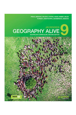 Geography Alive 9 Australian Curriculum (2nd Edition) - Student Book + learnON (Print & Digital)