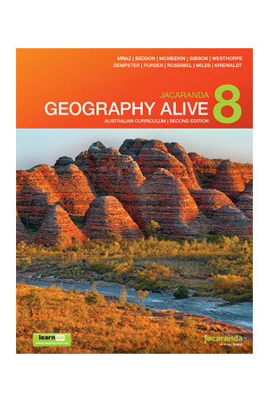 Geography Alive 8 Australian Curriculum (2nd Edition) - Student Book + learnON (Print & Digital)