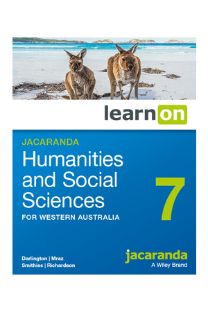 Humanities and Social Sciences 7 for WA - Student learnON (Digital Access Only)
