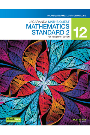 Jacaranda Maths Quest 12 Mathematics Standard 2 for NSW 5e eBookPLUS + Print