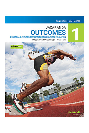 Jacaranda Outcomes 1 PDHPE Preliminary Course 5e eBookPLUS + Print