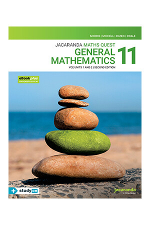 Maths Quest 11 - General Mathematics VCE (Units 1 & 2): Textbook & eBookPLUS + studyON (Print & Digital)