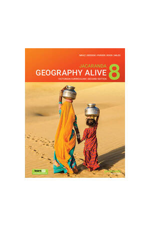 Jacaranda Geography Alive 8 for the Victorian Curriculum - 2nd Edition (learnON & Print)