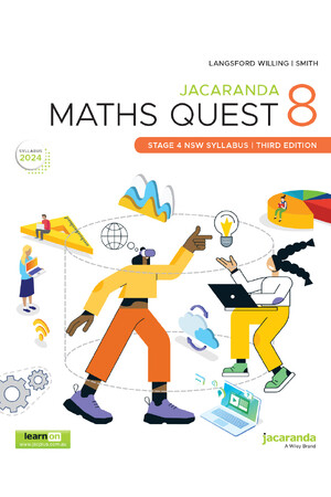 Jacaranda Maths Quest 8 Stage 4 NSW Syllabus Third Edition (learnON & Print)
