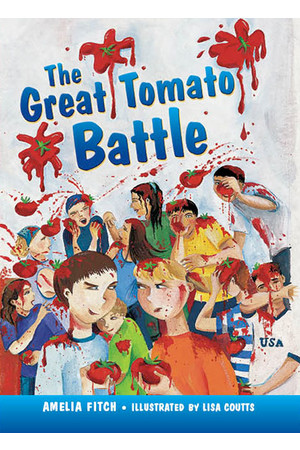 Rigby Literacy Collections (Take-Home Library) - Upper Primary: The Great Tomato Battle (Reading Level 30+ / F&P Level V-Z)