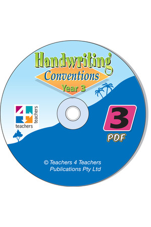Handwriting Conventions - NSW: PDF CD (Year 3)