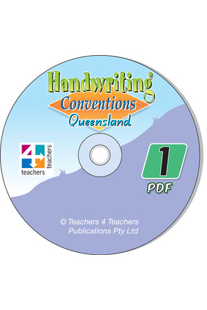 Handwriting Conventions - QLD: PDF CD (Year 1)