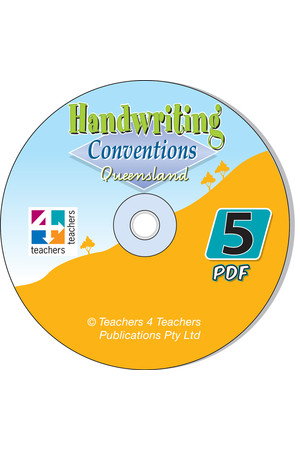 Handwriting Conventions - QLD: PDF CD (Year 5)
