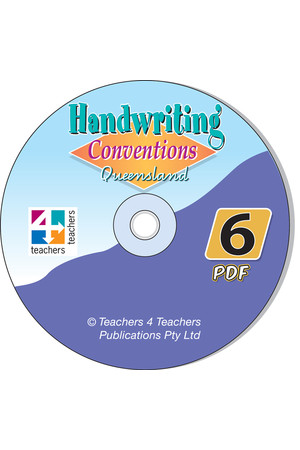 Handwriting Conventions - QLD: PDF CD (Year 6)