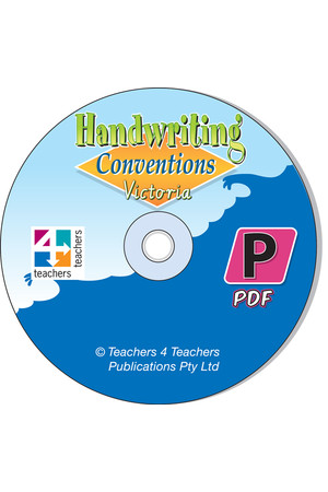Handwriting Conventions - VIC: PDF CD (Pre-Primary)