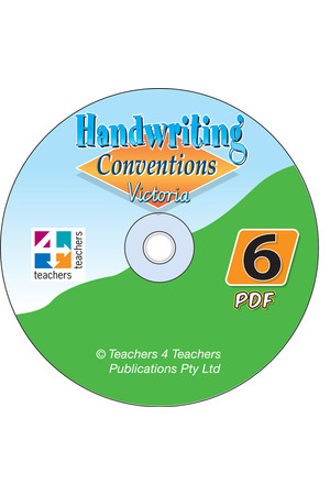 Handwriting Conventions - VIC: PDF CD (Year 6)