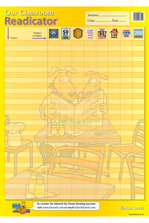 Our Classroom Readicator A2 Chart - Yellow