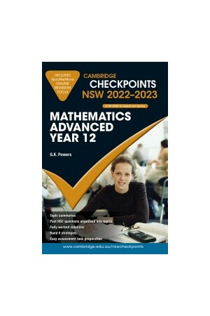 Cambridge Checkpoints NSW - Mathematics Advanced: Year 12 (2022-2023)