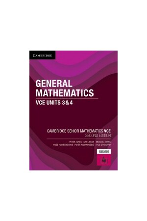 General Mathematics VCE: Student Book Units 3&4 - Second Edition (Print & Digital)