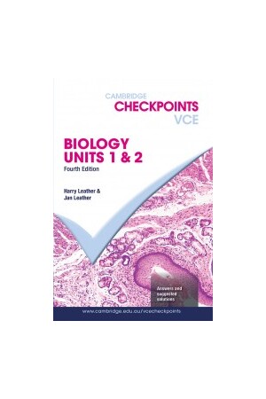 Cambridge Checkpoints VCE - Biology: Units 1& 2