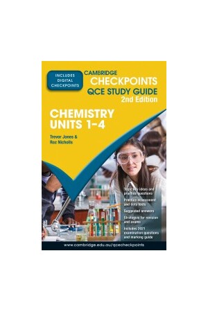 Cambridge Checkpoints QCE - Chemistry: Units 1-4 Second Edition (Print & Digital)