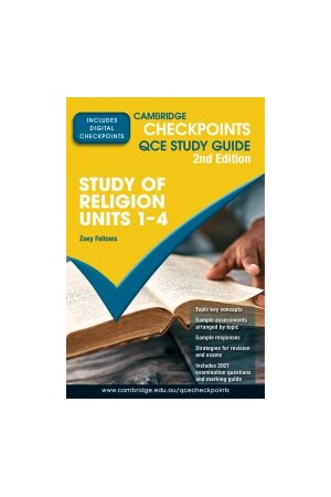 Cambridge Checkpoints QCE - Study of Religion: Units 1-4 Second Edition (Print & Digital)