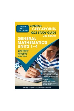 Cambridge Checkpoints QCE - General Mathematics: Units 1 - 4 (2nd Edition)