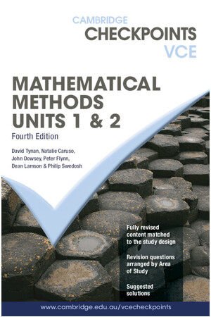 Cambridge Checkpoints VCE - Mathematical Methods: Units 1&2 (4th Edition)