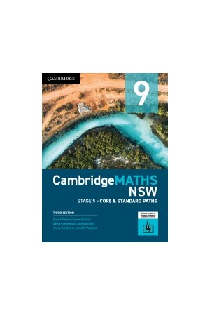 CambridgeMATHS NSW Stage 5 Year 9 3rd Edition Core & Standard Paths - Student Book (Print & Digital)