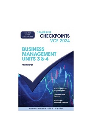 Cambridge Checkpoints VCE Business Management Units 3 & 4 2024
