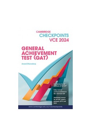 Cambridge Checkpoints VCE GAT 2024