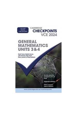 Cambridge Checkpoints VCE General Mathematics Units 3 & 4 2024