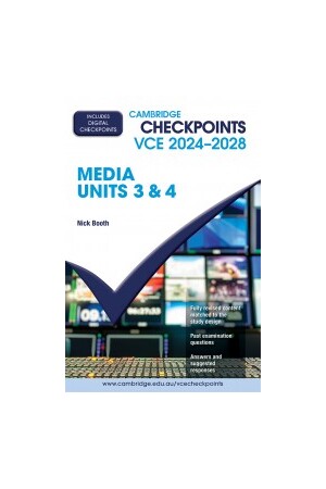 Cambridge Checkpoints VCE Media Units 3 & 4 2024-2028