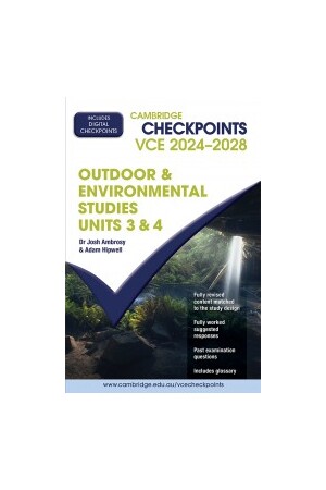 Cambridge Checkpoints VCE Outdoor and Environmental Studies 2024-2028