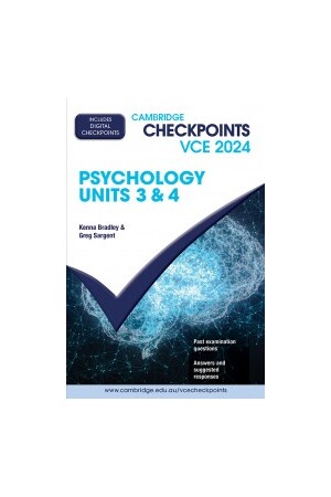 Cambridge Checkpoints VCE Psychology Units 3 & 4 2024