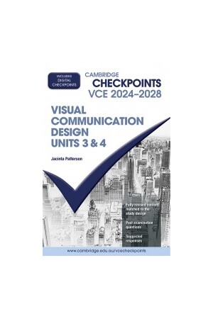 Cambridge Checkpoints VCE Visual Communication Design Units 3 & 4 2024-2028