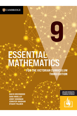 Essential Mathematics for the Victorian Curriculum - Year 9: 3rd Edition: (Print & Digital)