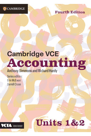 Cambridge VCE Accounting Units 1&2 (4th Edition) - Print Bundle (Print & Digital)