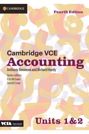 Cambridge VCE Accounting Units 1&2 (4th Edition): Print & Digital