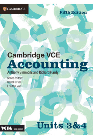 Cambridge VCE Accounting Units 3&4 (5th Edition): Print & Digital