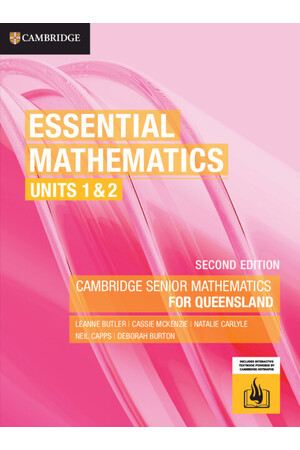 Essential Mathematics Units 1&2 for Queensland (2nd Edition): Print & Digital