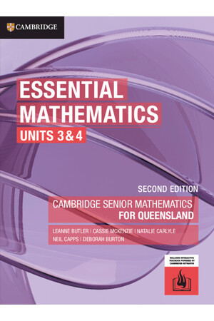 Essential Mathematics Units 3&4 for Queensland (2nd Edition): Print & Digital