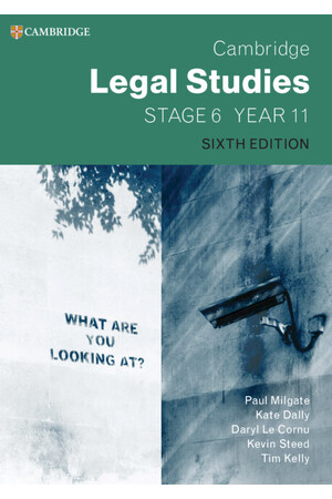 Cambridge Legal Studies Stage 6 (Year 11) - 6th Edition: Print & Digital