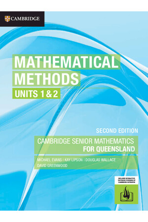 Mathematical Methods Units 1&2 for Queensland (2nd Edition): Print & Digital