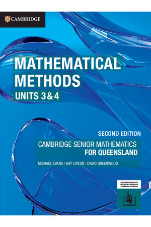 Mathematical Methods Units 3&4 for Queensland (2nd Edition): Print & Digital