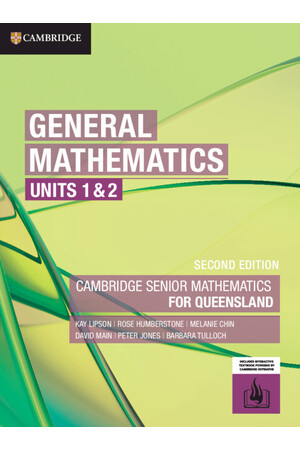 General Mathematics Units 1&2 for Queensland (2nd Edition): Print & Digital