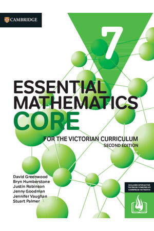 Essential Mathematics CORE for the Victorian Curriculum 7 (2nd Edition): Print & Digital