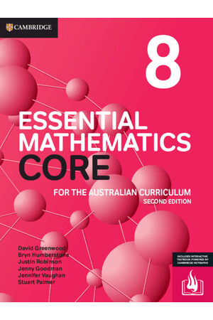 Essential Mathematics CORE for the Australian Curriculum 8 (2nd Edition): Print & Digital
