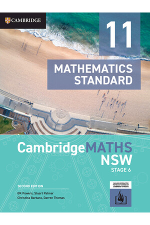 CambridgeMATHS Stage 6 Mathematics Standard - Year 11 (2nd Edition): Print & Digital