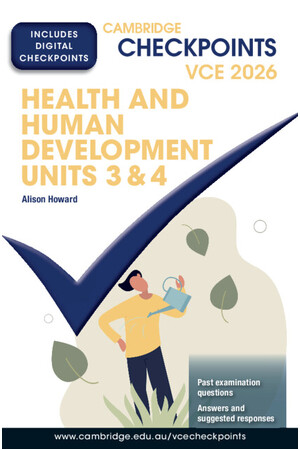Cambridge Checkpoints VCE - Health and Human Development Units 3&4 (2026): Print & Digital